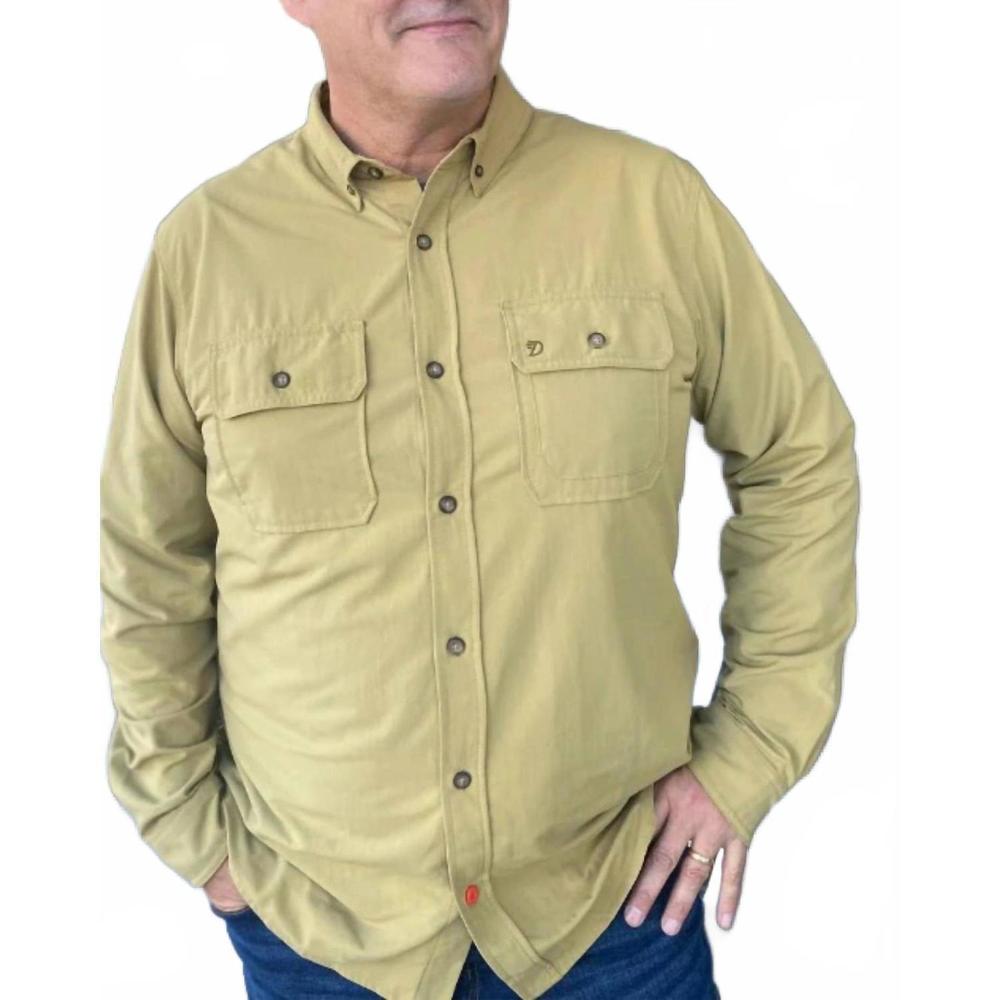 Duck Camp Men's Khaki Button-Up Shirt